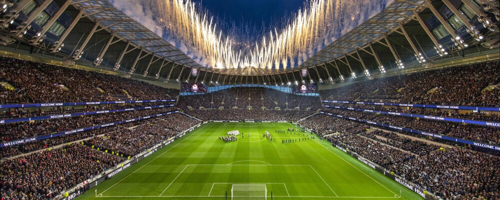 The 62,000 seater Tottenham Hotspur Stadium